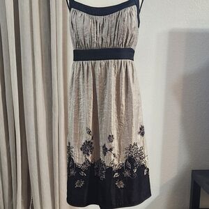 SL Fashion Size 14 Black & Gold Sequin & Embroidered Dress